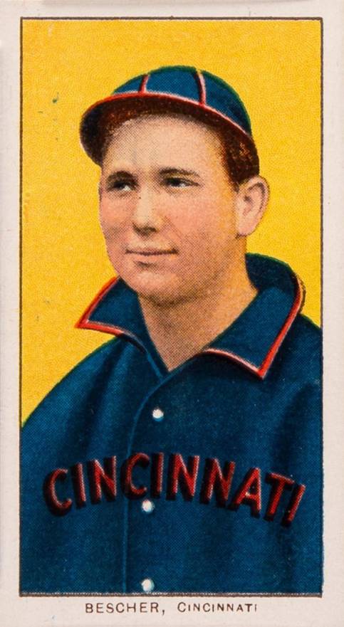 1909 White Borders Piedmont 350  Bescher, Cininnati #40 Baseball Card