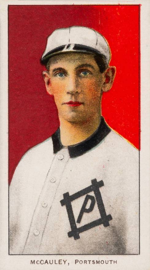 1909 White Borders Piedmont 350  McCauley, Portsmouth #313 Baseball Card