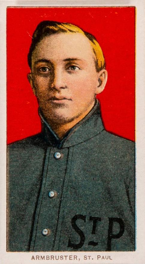 1909 White Borders Piedmont 350  Armbruster, St. Paul #12 Baseball Card