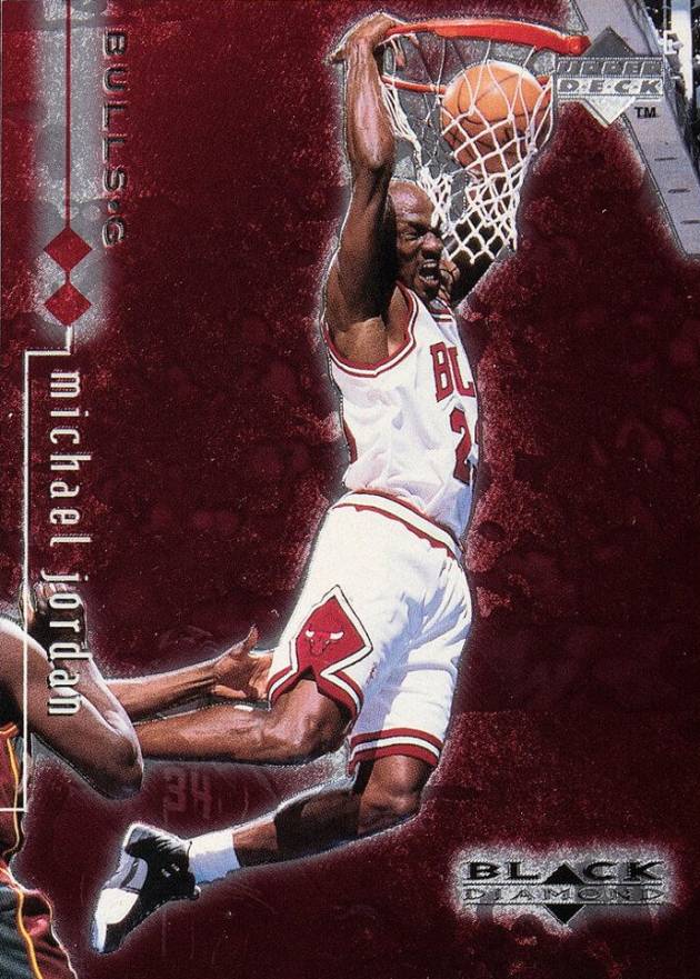 1998 Upper Deck Black Diamond Michael Jordan #13 Basketball Card