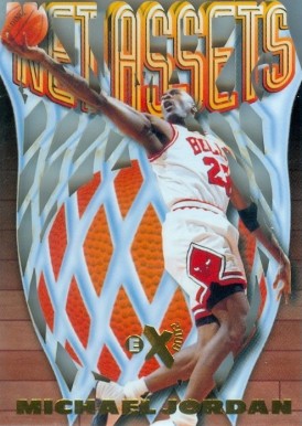 1996 Skybox E-X2000 Net Assets Michael Jordan #8 Basketball Card