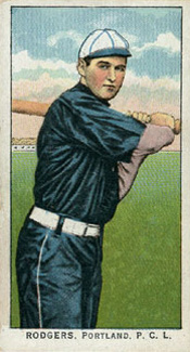 1911 Obak Red Back Rodgers, Portland, P.C.L. # Baseball Card