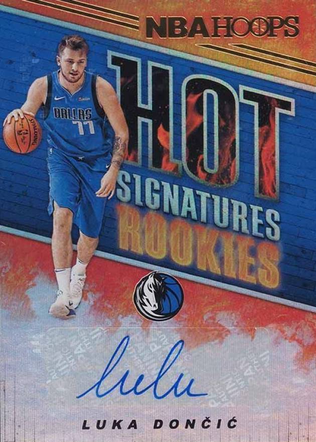 2018 Hoops Hot Signatures Rookies Luka Doncic #HSRLD Basketball Card