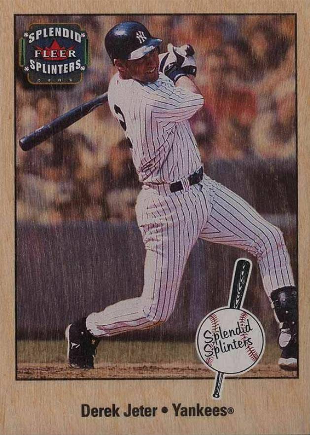 2003 Fleer Splendid Splinters Insert Derek Jeter #1SS Baseball Card