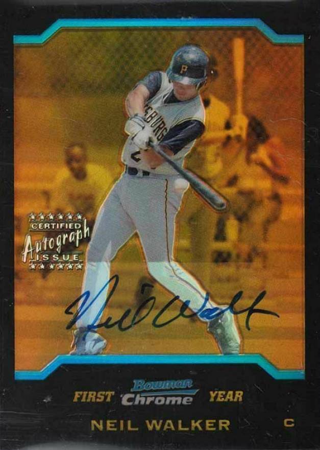 2004 Bowman Chrome Draft Picks Neil Walker #172 Baseball Card