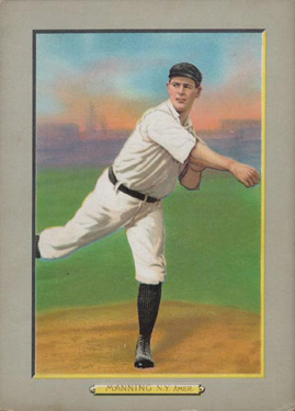 1911 Turkey Reds MANNING, N.Y. Amer. #107 Baseball Card