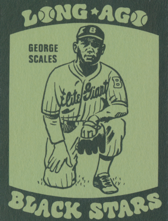 1978 Laughlin Long Ago Black Stars George Scales #26 Baseball Card