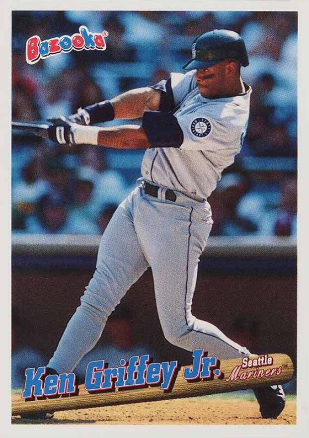 1996 Bazooka Ken Griffey Jr. #1 Baseball Card