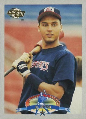 1993 Fleer Excel League Leaders Derek Jeter #10 Baseball Card