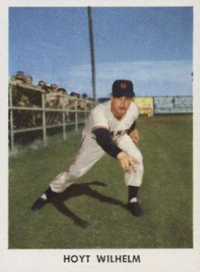 1955 Golden Stamps Hoyt Wilhelm # Baseball Card