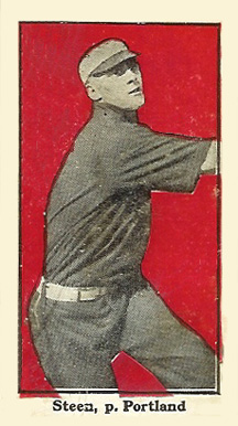 1911 Bishop & Co. P.C.L. Steen, p. Portland # Baseball Card