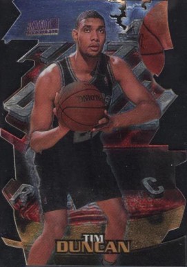 1997 Stadium Club Triumvirate Tim Duncan #T16B Basketball Card