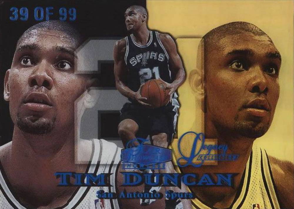 1998 Flair Showcase Legacy Collection  Tim Duncan #3L Basketball Card