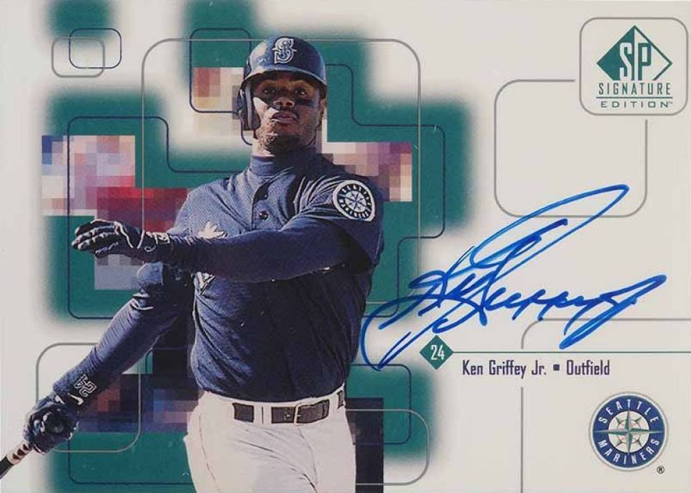 1999 SP Signature Autographs Ken Griffey Jr. #Jr. Baseball Card