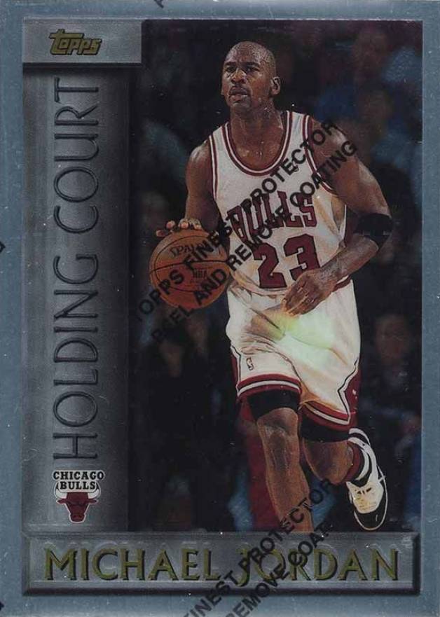 1996 Topps Holding Court Michael Jordan #HC2 Basketball Card