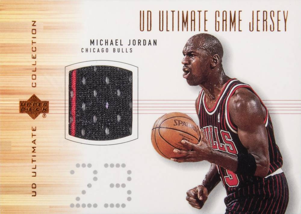 2000 Ultimate Collection Ultimate Game Jersey Michael Jordan #MJ-J Basketball Card