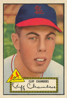 1952 Topps Cliff Chambers #68b Baseball Card