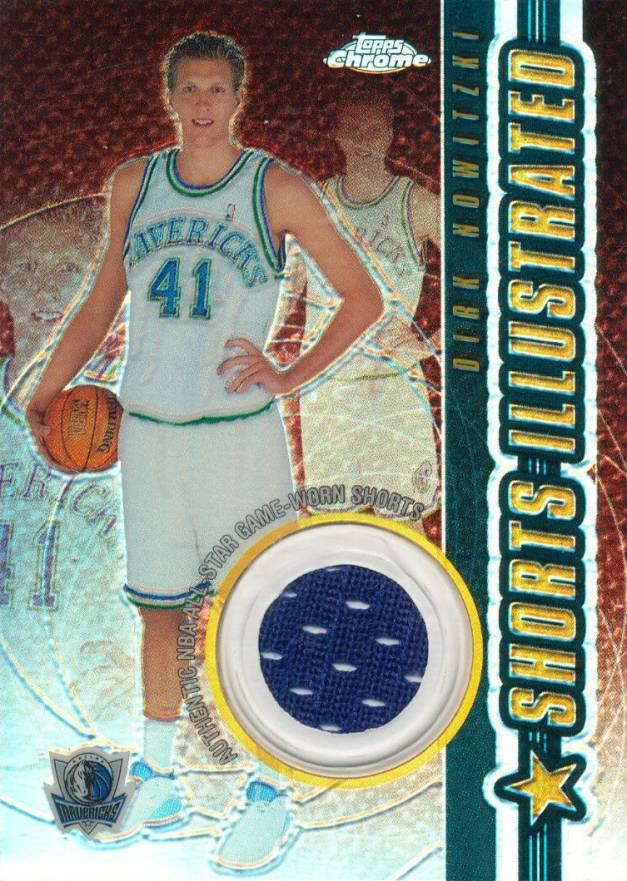 2001 Topps Chrome Sports Illustrated Relic Dirk Nowitzki #SI-DN Basketball Card