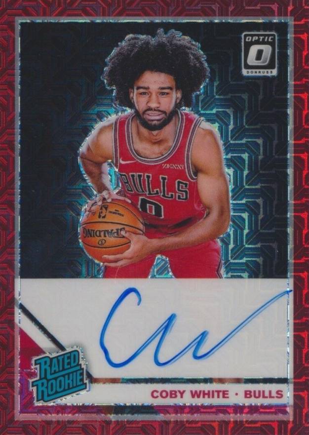 2019 Panini Donruss Optic Coby White #180 Basketball Card