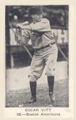 1922 American Caramel--Series of 120 ! RB Oscar Vitt # Baseball Card