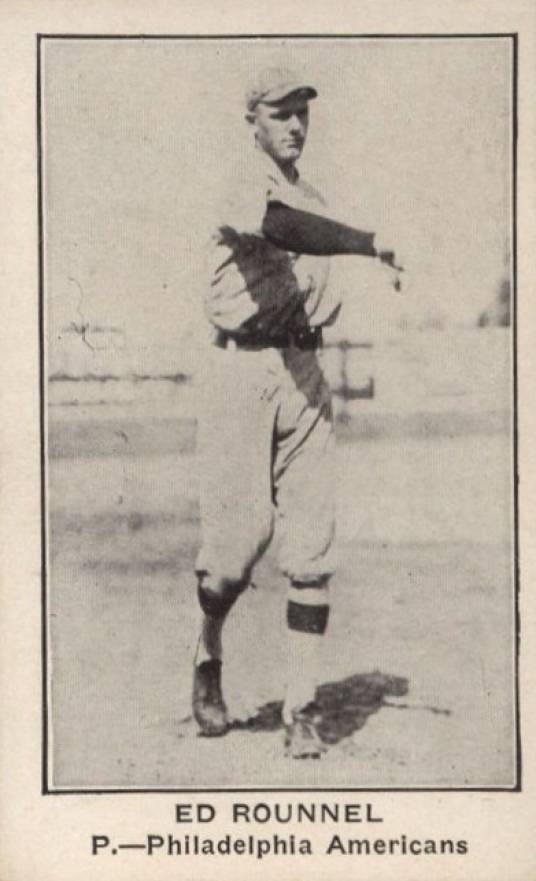 1922 American Caramel--Series of 120 ! RB Ed Rounnel # Baseball Card