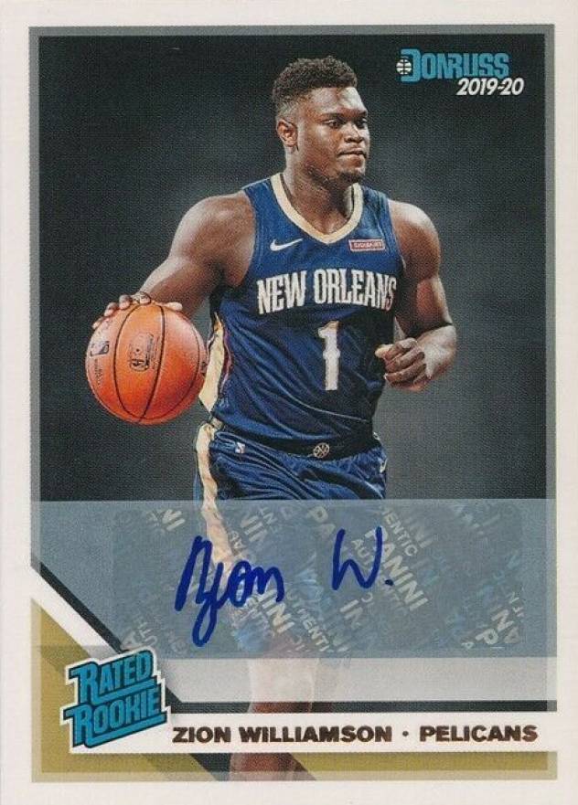 2019 Panini Donruss Zion Williamson #201 Basketball Card