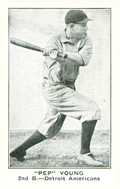 1921 American Caramel--Series of 80 Pep Young # Baseball Card