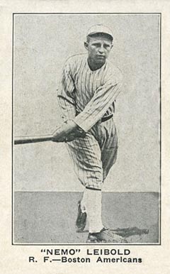 1921 American Caramel--Series of 80 Nemo Leibold # Baseball Card