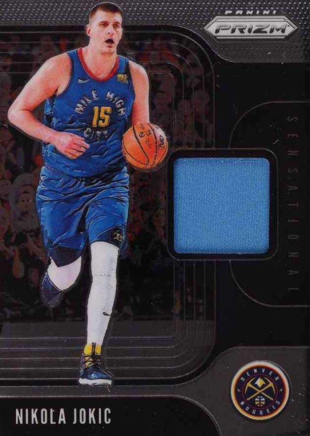 2019 Panini Prizm Sensational Swatches Nikola Jokic #NJC Basketball Card