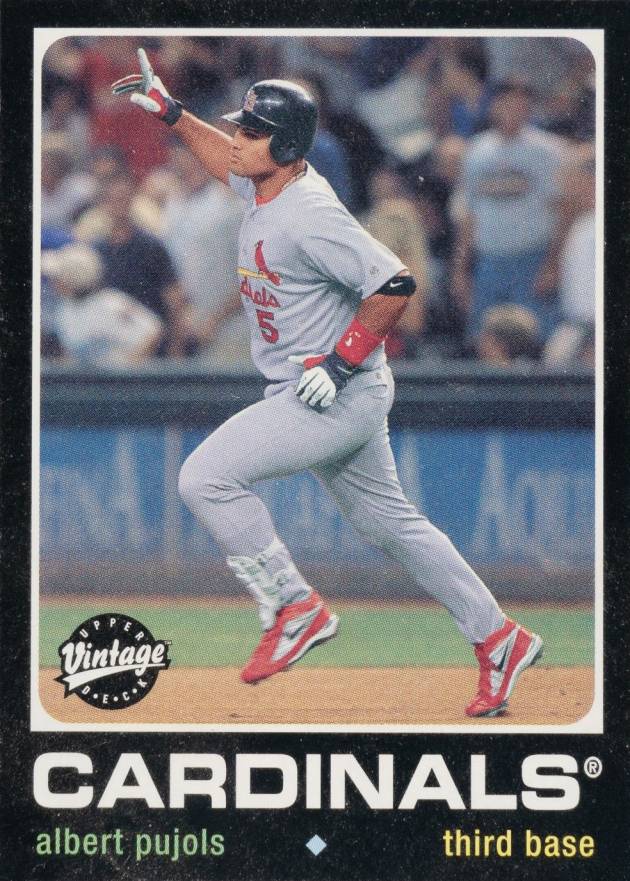 2002 Upper Deck Vintage Albert Pujols #155 Baseball Card