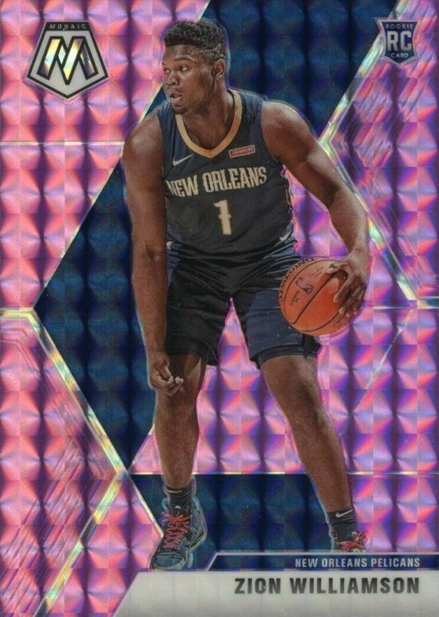 2019 Panini Mosaic Zion Williamson #209 Basketball Card