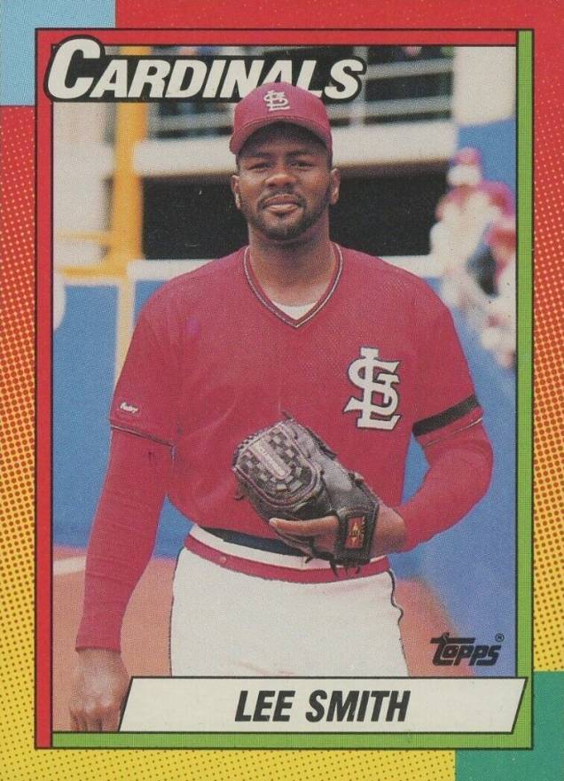 1990 Topps Traded Lee Smith #118T Baseball Card