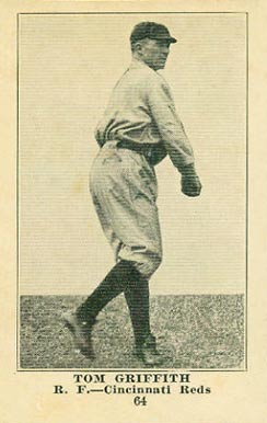 1917 Collins-McCarthy Tom Griffith #64 Baseball Card