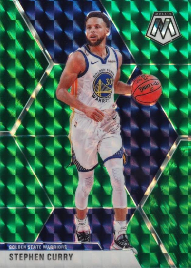 2019 Panini Mosaic Stephen Curry #70 Basketball Card