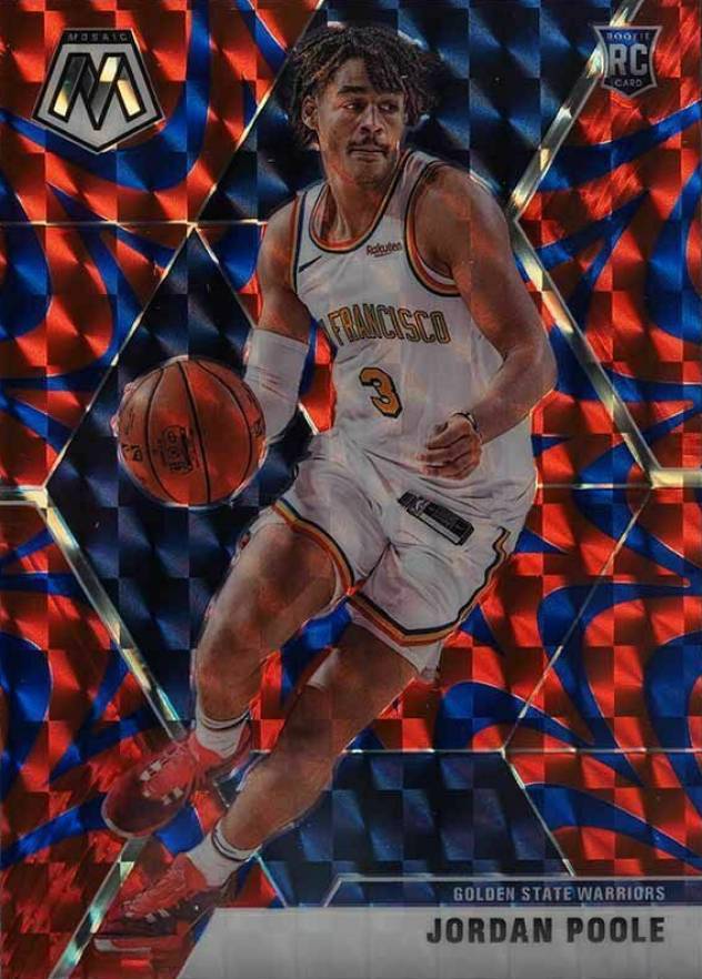 2019 Panini Mosaic Jordan Poole #228 Basketball Card