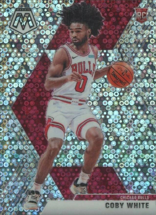 2019 Panini Mosaic Coby White #211 Basketball Card