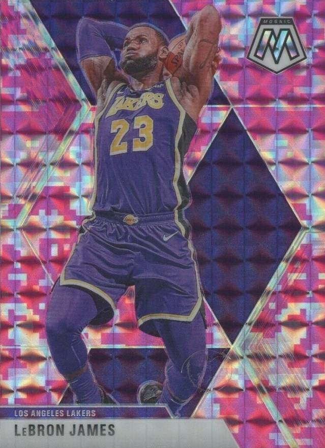 2019 Panini Mosaic LeBron James #8 Basketball Card