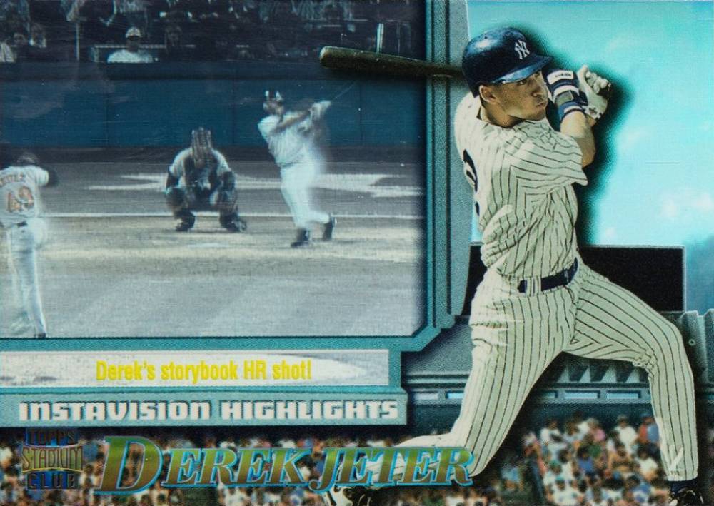 1997 Stadium Club Instavision Derek Jeter #I17 Baseball Card