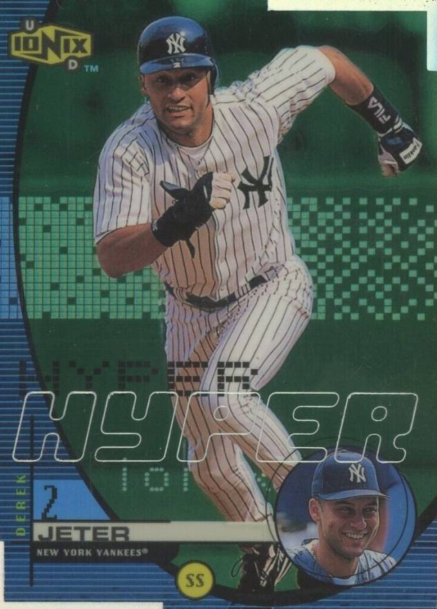 1999 Upper Deck Ionix Hyper Derek Jeter #H8 Baseball Card