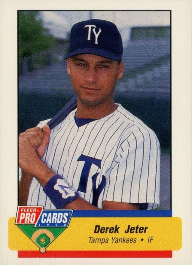 1994 Fleer Procards Tampa Yankees Derek Jeter #2393 Baseball Card