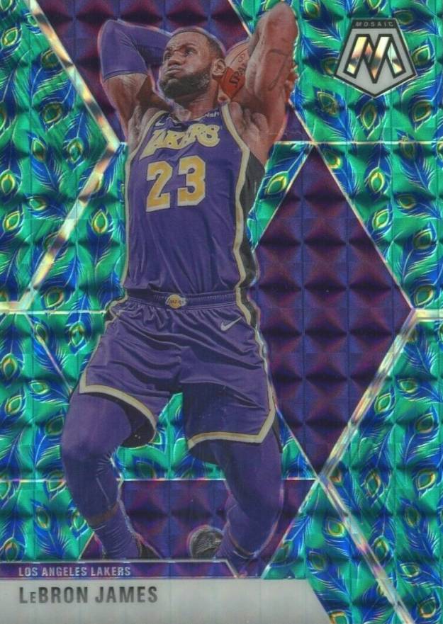 2019 Panini Mosaic LeBron James #8 Basketball Card