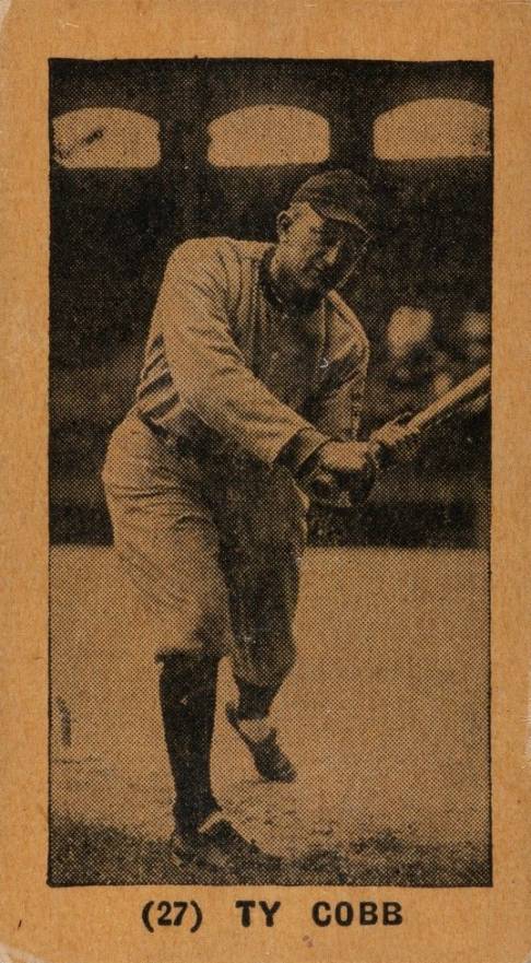 1927 York Caramel Type 1 Ty Cobb #27 Baseball Card