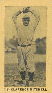 1927 York Caramel Type 1 Clarence Mitchell #15 Baseball Card