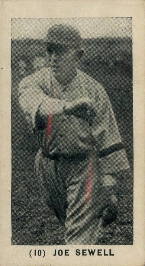 1927 York Caramel Type 1 Joe Sewell #10 Baseball Card