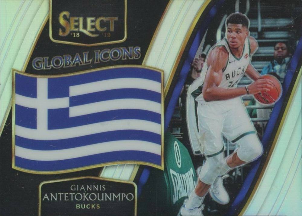 2018 Panini Select Global Icons Giannis Antetokounmpo #6 Basketball Card