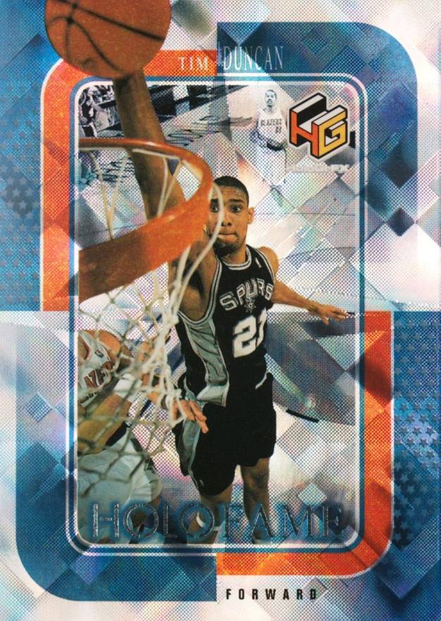 1999 Upper Deck HoloGrFX Holofame Tim Duncan #HF-5 Basketball Card