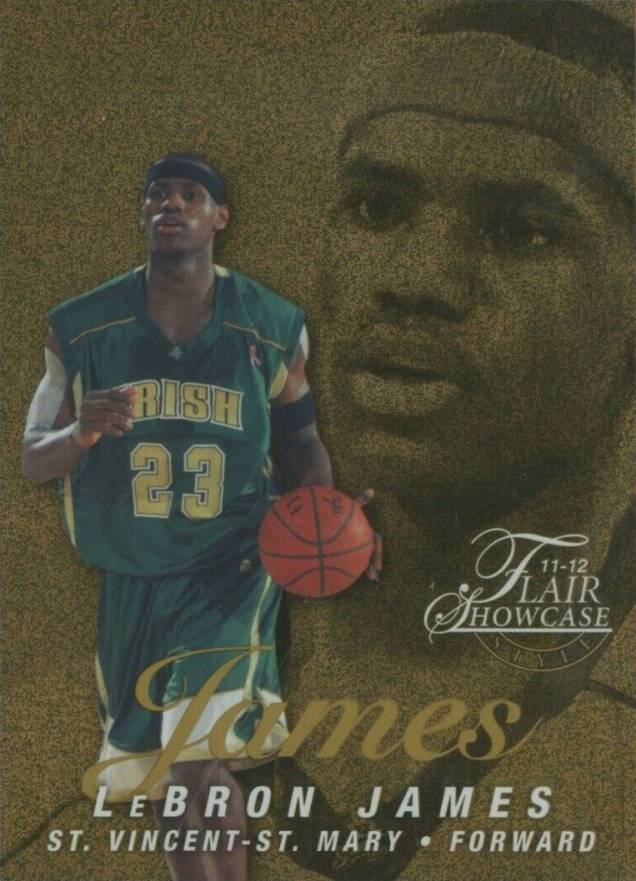 2011 Fleer Retro Flair Showcase LeBron James #FL-2 Basketball Card