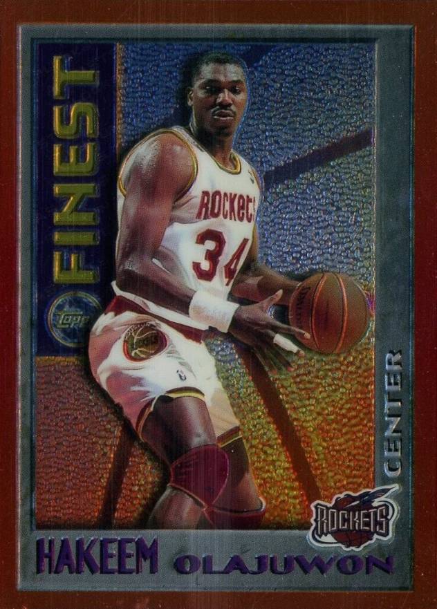 1995 Finest Mystery Hakeem Olajuwon #M21 Basketball Card