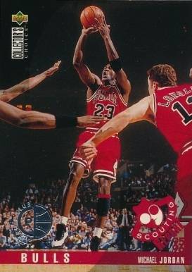 1995 Collector's Choice  Michael Jordan #324 Basketball Card