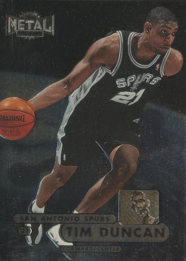 1997 Metal Universe Championship Tim Duncan #72 Basketball Card